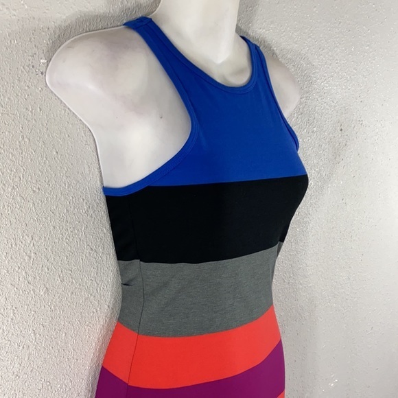 NWT Express multi stripe racerback tank dress - Picture 8 of 11
